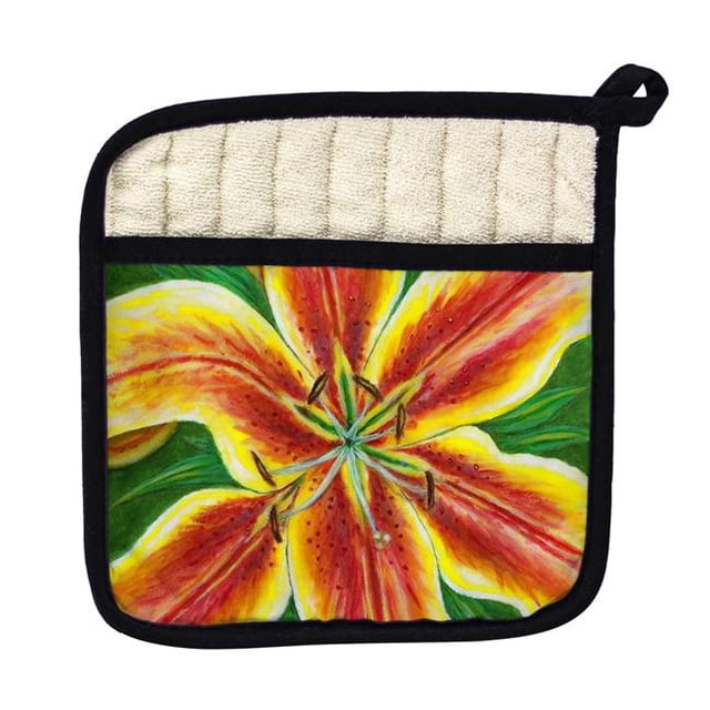 Betsy Drake PT702 Porte-Pot de Lys Jaune