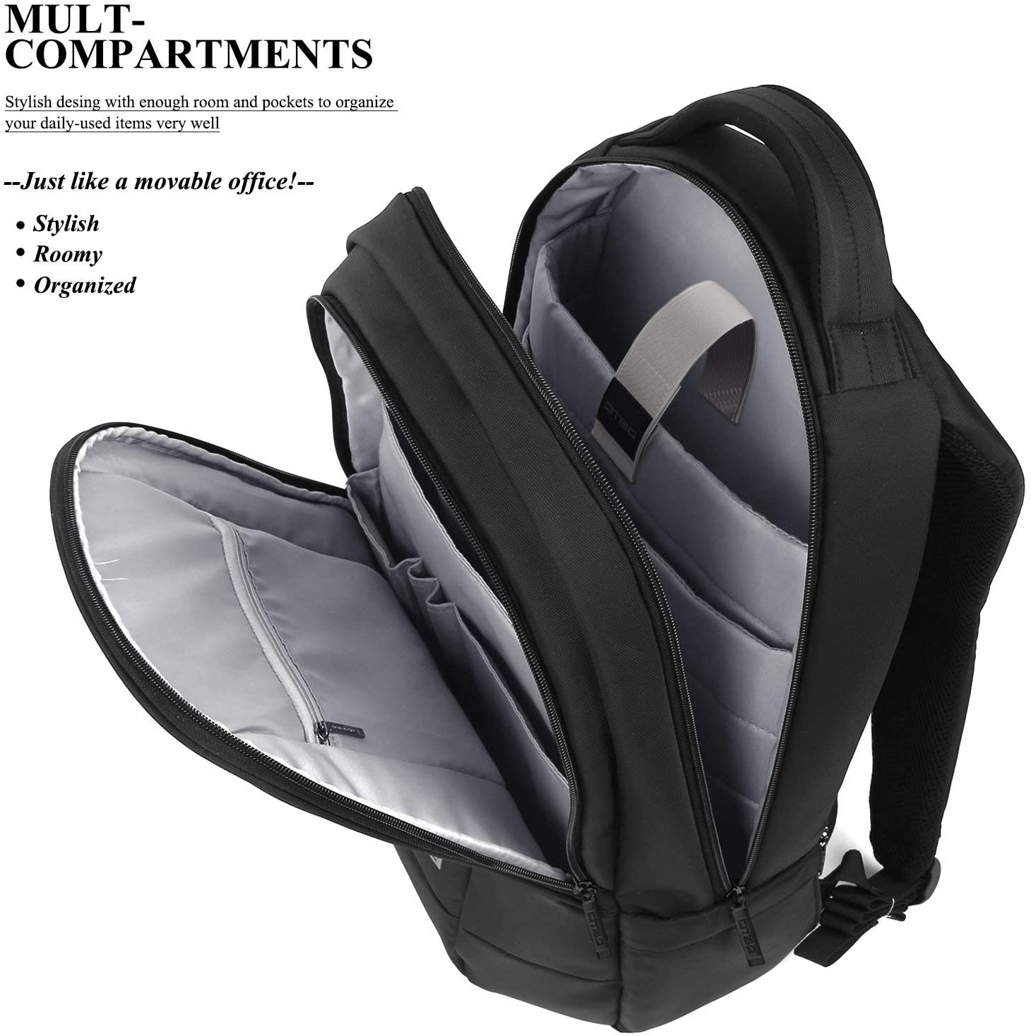 dtbg nylon laptop backpack