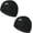 2pcs Black, variant on 2 Packs Moisture Wicking Skull Cap Beanie Hat, Summer UV Protection Elastic Running hat Helmet Liner Under Helmet Hats Headwear, for Running Hiking Motorcycle Cycling Sports Hat Skull Cap