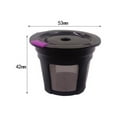 thumbnail image 2 of Reusable K Cups for Keurig, Universal Refillable Coffee Filters for Single Serve Coffee Maker, 3-Pack of Reusable Pods, Black, 2 of 5