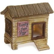 MARSHALL HOME GARDEN Marshall Home & Garden Fairy Garden Woodland Knoll Collection, Chicken Coop