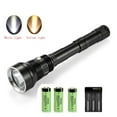 thumbnail image 3 of XHP70.2 LED Profession Diving Flashlight Waterproof IP68 Underwater 100M Dive Powerful Light 26650 Torch Lamp ,Portable, 3 of 7
