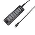 thumbnail image 1 of 7 puertos USB3.0 con adaptador de corriente y puerto de carga para PC portátil shamjiam Usb Ports Hub Splitter, 1 of 7