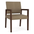 thumbnail image 1 of Pemberly Row Waiting Reception Guest Chair Wood Frame in Brown, 1 of 5