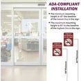 thumbnail image 4 of ADA CENTRAL SIGNS - Strictly No Smoking In This Area Sign - ADA Compliant Digitally Printed Text Wall Sign - Smoke-Free Area Signs for Offices, Businesses, Hotels & Restaurants - Plastic 5” x 3.5”, 4 of 7