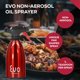 thumbnail image 3 of Botella pulverizadora de aceite Evo, acero inoxidable, 473 ml, roja, 3 of 9