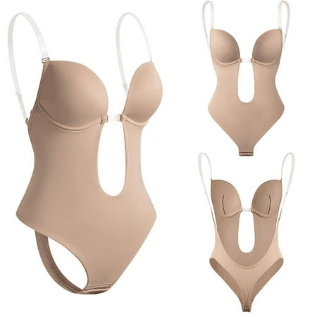 

Honeeladyy sexy shapewear underwear Woman s Fashion Bodysuit Chest Cushion Comfortable Hollow Out Bra Underwear