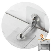 Anti Tip Furniture Wall Anchors No Drill (10 Packs), for Baby Proofing, Keep Baby Pet Safety from Falling Furniture, Removable, No Drilling