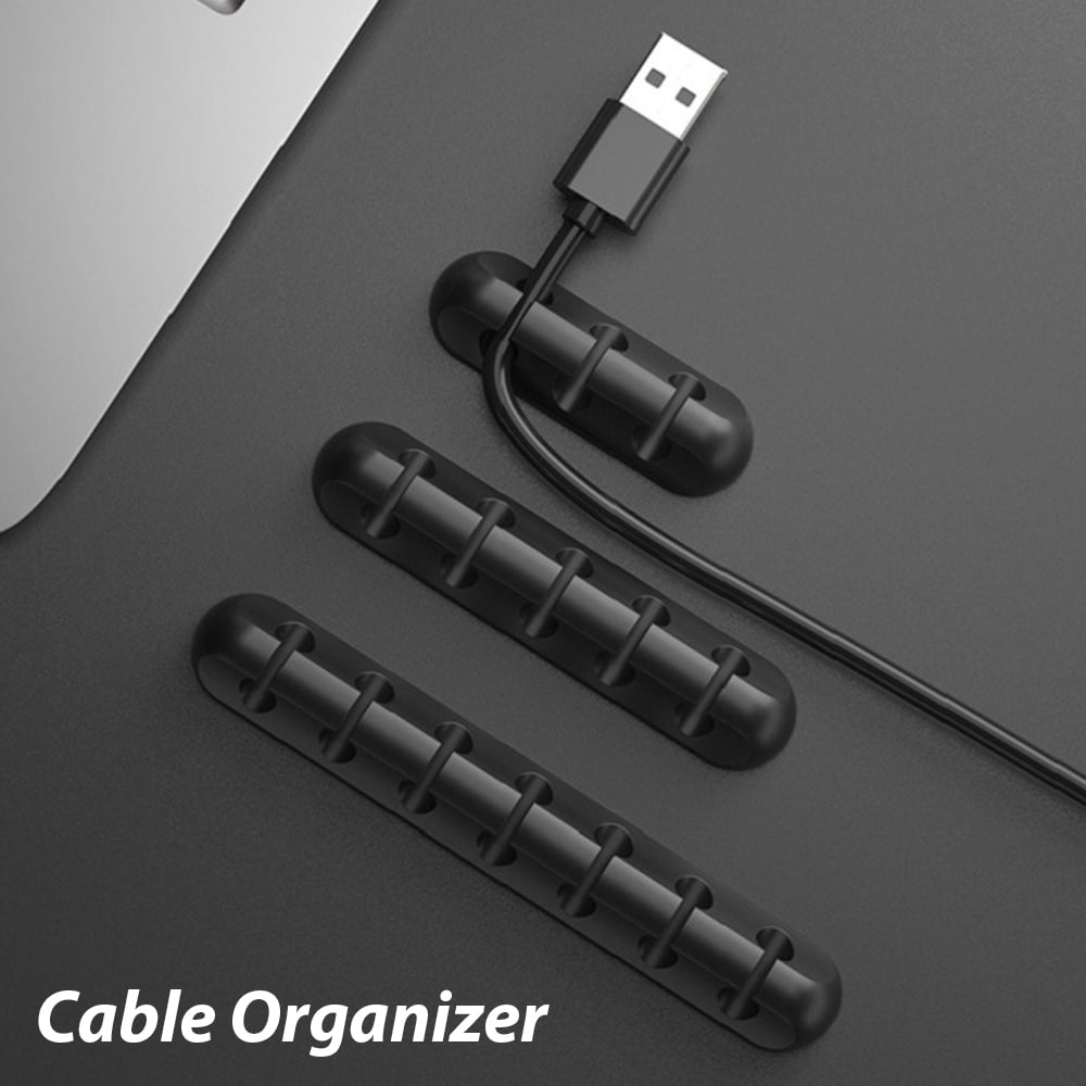 Cable Clips Cable Holders Cable Organizer USB Charger Holder Desk Tidy Wire Drop 