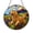 Acrylic 3.5 Inch, variant on Goldendoodle Dog Window Suncatcher Hanging Decor, Stained Glass Style Floral Wildflower Dog Portrait Decorative Panel Art for Window Decoration, Pet Lover Home Ornament