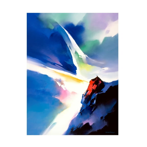 Canvas Wall Art - Thomas Leung 'Convergence' Wall Art for Living Room, Bedroom, or Office Décor by Trademark Fine Art - 14 x 19 Inches