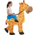 thumbnail image 4 of Disfraz inflable One Casa Ride On Giraffe para niños de 7 a 10 años, 4 of 6