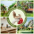 thumbnail image 7 of ICERUN 4Pcs Garden Statues,Resin Squirrel Sculpture Lawn Ornaments,Forest Miniature Statues Garden Sculptures, 7 of 7