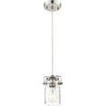 thumbnail image 5 of 60/6734-Nuvo Lighting-Antebellum-1 Light Mini Pendant-5 Inches Wide by 7.5 Inches High-Polished Nickel Finish    -Traditional Installation, 5 of 9
