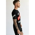 thumbnail image 2 of Red Stripe Beer Men's T-Shirt Jamaica Short Sleeve Graphic Black Tee (Small, Black), 2 of 6