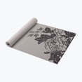 thumbnail image 4 of Gaiam Premium Printed Yoga Mat, Gray With Peony, 6mm Thick, 4 of 5