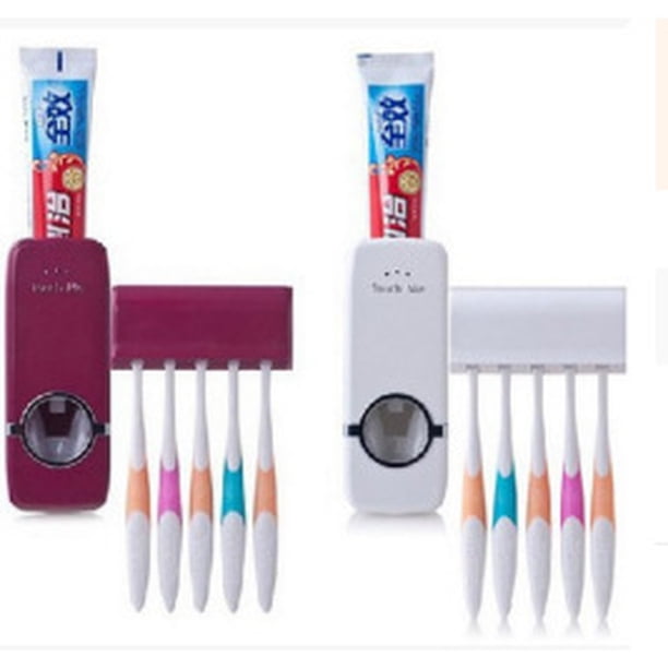 De Pasta De Dientes, Accesorios De Baño, Práctico Exprimidor De Pasta De Dientes Montado En La Pared matsuzay HA042229-01