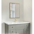 thumbnail image 6 of Kate and Laurel Rhodes Large Framed Decorative Rectangle Wall Mirror, 24.75x36.75 Gold, 6 of 6