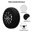 thumbnail image 2 of Gukieu German Shepherd Dog Print Car Tire Cover, Adjustable Waterproof and Dustproof Tire Protection Cover, Suitable for SUV, Truck, Van-14 inch, 2 of 6