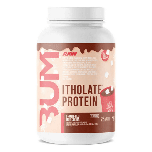 PROTEINA RAW CBUM ITHOLATE 25 SERVICIOS SABOR FROTH TED HOT COCOA