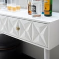 thumbnail image 3 of Linon Gemma 2-Drawer Console Table, White, 3 of 16