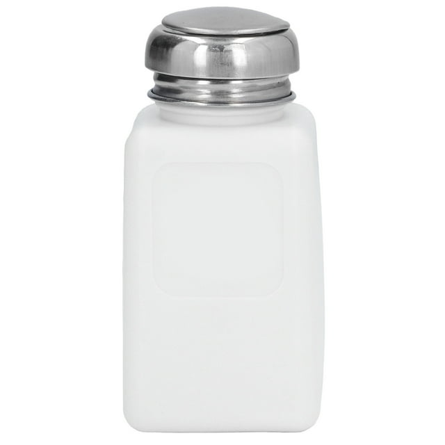 Dispensador de Líquido Cuadrado Aniestátáto Seguro ESD, Dispensador de Solvente Tipo Prensa de 200 ml Conpa de Acero inoxidable para líquidos de acetona ipa,