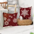 thumbnail image 4 of JLFNYA Pillow Covers,Pillow Protector Clearance!4Pc Christmas Print Pillowcase Linen Sofa Cushion Cover Home Decor Cushion Cover Family Pillowcase, 4 of 8