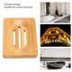thumbnail image 4 of Jabonera ANGGREK Soporte de Jabón de Moda 4 Piezas Portátil Con Drenaje Automático Para Baño Hogar hotel, 4 of 9