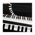 thumbnail image 2 of Detachable Piano Keyboard Note Label, 88 Keys Piano Note Guide And Piano Key Guide, (color), 2 of 4