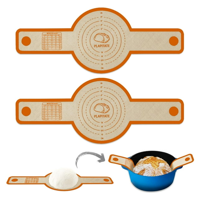 Eslinga de silicona para pan PLAPITATE para horno holandés, 2 unidades