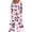 #178-Pink, variant on Cutuoiiu Womens Summer Floral Print Jumpsuit V-neck Back Zipper Wide Leg Pants with Pockets Gifts
