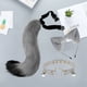 thumbnail image 2 of Gargantilla de Cuero con Cola de Oreja de Gato de 3 Piezas, Kits de Disfraz de gris Zulema Traje de juego de cosplay, 2 of 7