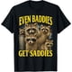 thumbnail image 1 of Even Baddies Get Saddies - Camiseta divertida con gráfico de mapache, 1 of 2