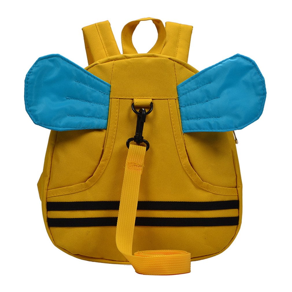 Cute Honey Bee Children Backpacks Kindergarten School Bag Anti-lost Strap by ZM436897