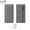 Gray, variant on New RFID anti-scan women's wallet, PU solid color ultra-thin credit card holder with zipper and clasp, long wallet