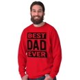 thumbnail image 3 of Cool Best Dad Ever Father's Day Men's Long Sleeve Tee T Shirt Brisco Brands M, 3 of 6
