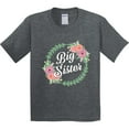 thumbnail image 3 of Inktastic Big Sister with Flower Circle Youth T-Shirt, 3 of 5