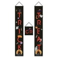 thumbnail image 2 of Halloween Decorations Trick or Treat & It's October Witches Halloween Signs for Front Door Home Decor Porch Outdoor Decorations Welcome Signs, 2 of 3