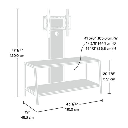 Sauder - North Avenue Tv Stand W/mount - Charter Oak