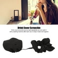 thumbnail image 3 of Drink Cover - Reusable Stretchable Drink Spiking Prevention Scrunchie With Polyurethane Fabric For Glass Cups, 3 of 8