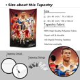 thumbnail image 3 of Tapiz IDOLUSTER Cristiano Ronaldo firmado 70 x 100 cm, 3 of 6