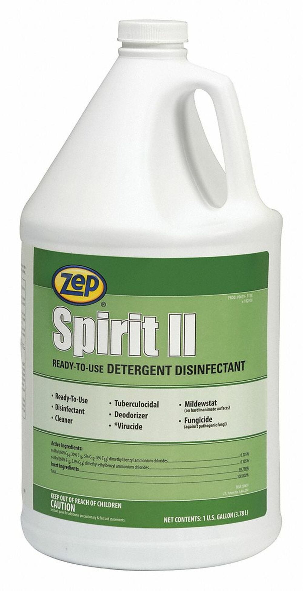 Zep Disinfectant Cleaner,1 gal.,Jug,PK4 67923 67923 ZOG6565148
