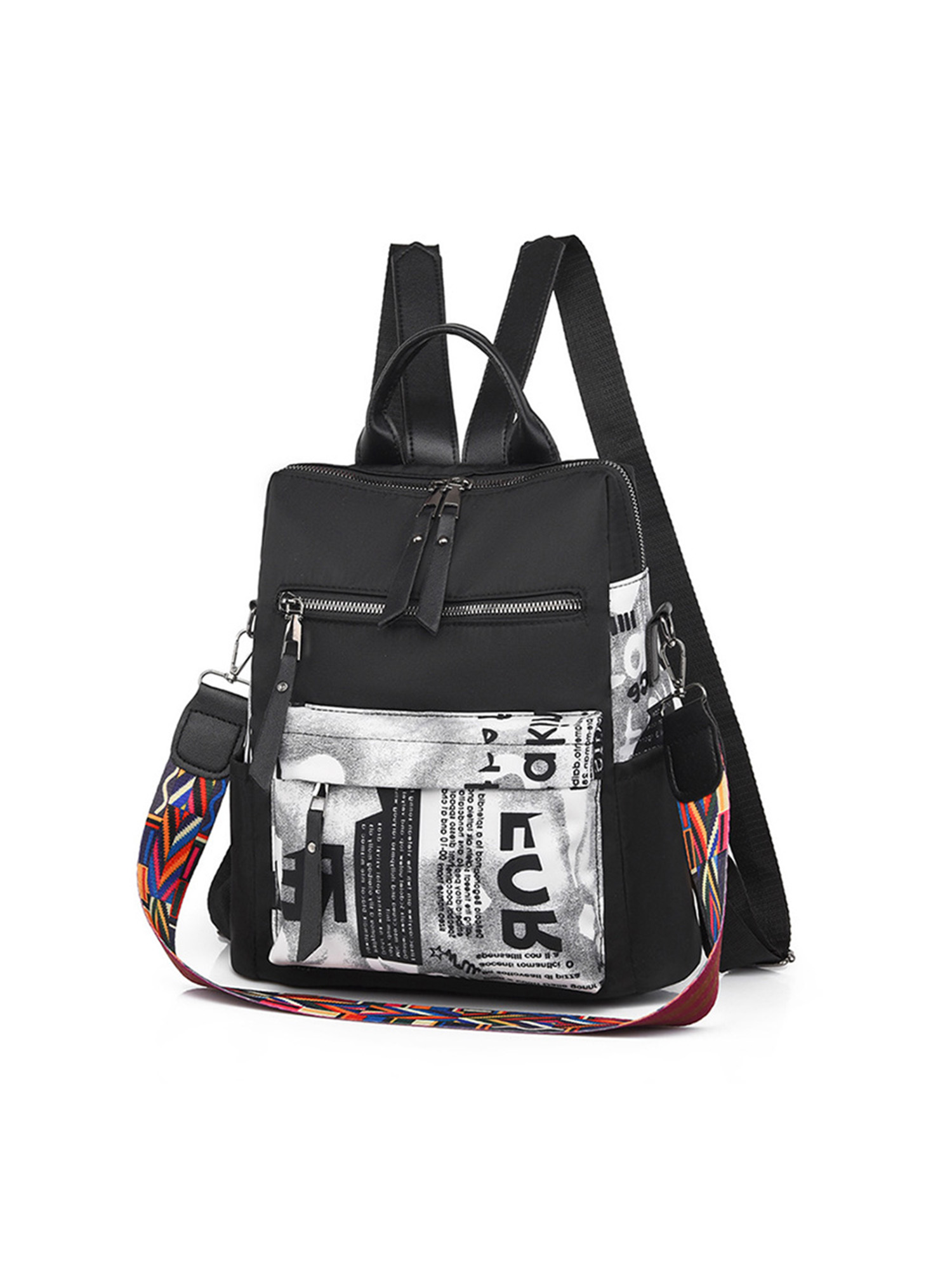 Rejlun Women Knapsack Large Capacity Rucksack AntiTheft Multipurpose