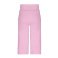 thumbnail image 4 of Fnooota Capri Pants for Women 2025, Athletic Elastic Waist Stretchy Pleated Capris with Pockets Pink Size S, 4 of 5