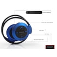 thumbnail image 2 of Injueey Mini 503 Bluetooth V4.1 Auricular Deporte Auriculares inalámbricos Cuello Colgante Música Estéreo Auriculares Cables de audio/vídeo azul, 2 of 6