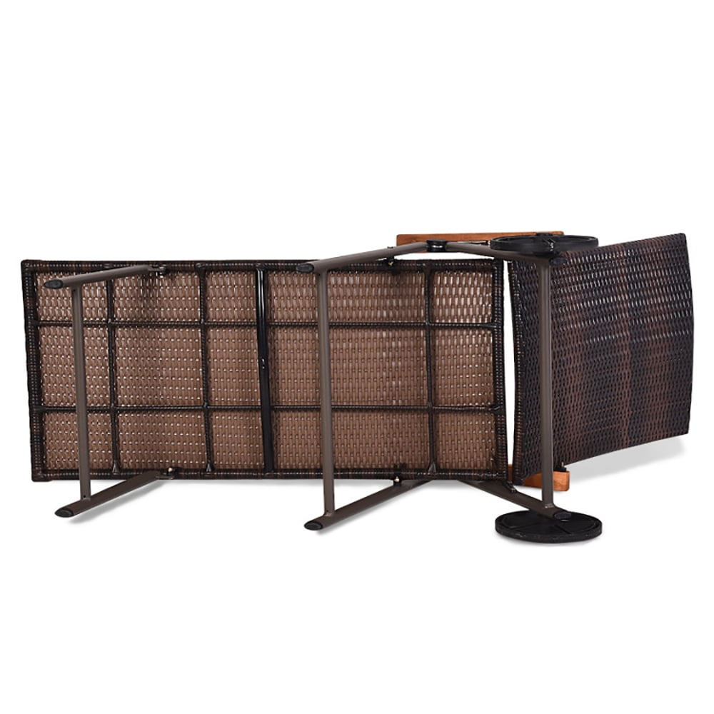 Aimee Lii Outdoor Chaise Lounge Chair Rattan Lounger Recliner Chair, Patio Loungers, Turquoise Aimee Lii Outdoor Chaise Lounge Chair Rattan Lounger Recliner Chair, Patio Loungers, Turquoise