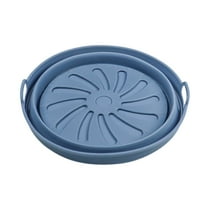 FeiFu Air Fryer Silicone Baking Pan Food Grade Non Stick Heat Proof up to 260℃ Easy to Clean Foldable Design for Baking and Cooking in the Kitchen