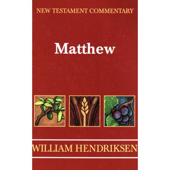 Pre-Owned Gospel of Matthew (New Testament Commentary) (Hardcover) 0801040663 9780801040665