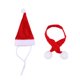thumbnail image 1 of Conjunto de gorro y bufanda navideños para hámster, accesorios festivos, gorro pequeño para mascotas, suave y cómodo, suministros para mascotas., 1 of 3