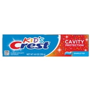 (12 pack) Crest Toothpaste, Kids Cavity Protection Toothpaste, Sparkle Fun Flavor, 4.6 oz, For Ages 3+